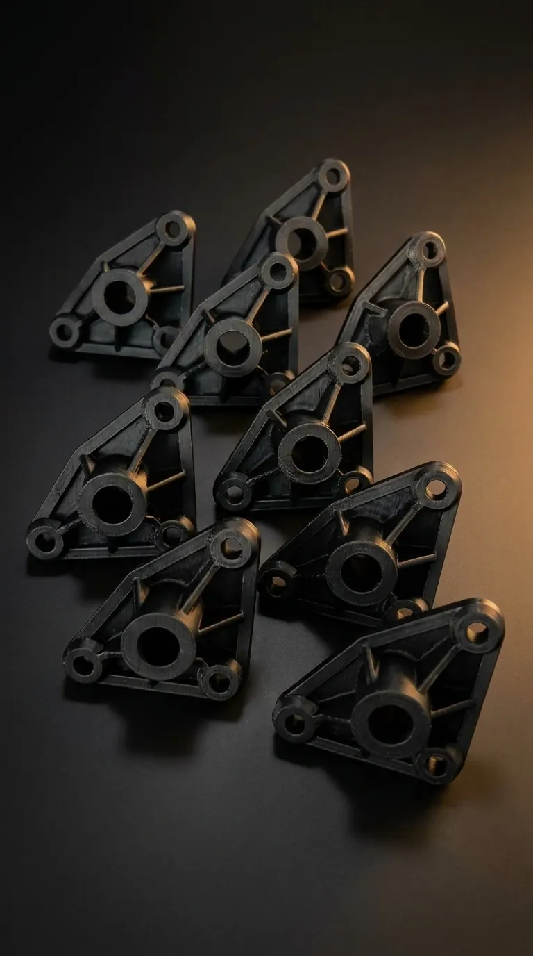 Reverse-engineered vehicle wiper pivot bracket manufactured by MechaCAD Solutions